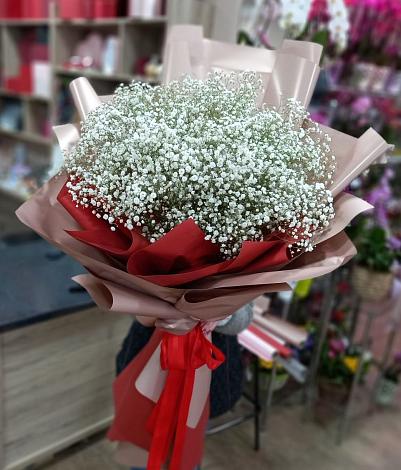 Букет цветов из: Гипсофила в Болгатищево