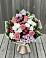 Букет цветов из: Альстромерии, Гвоздики, Розы и Хризантемы в Болгатищево