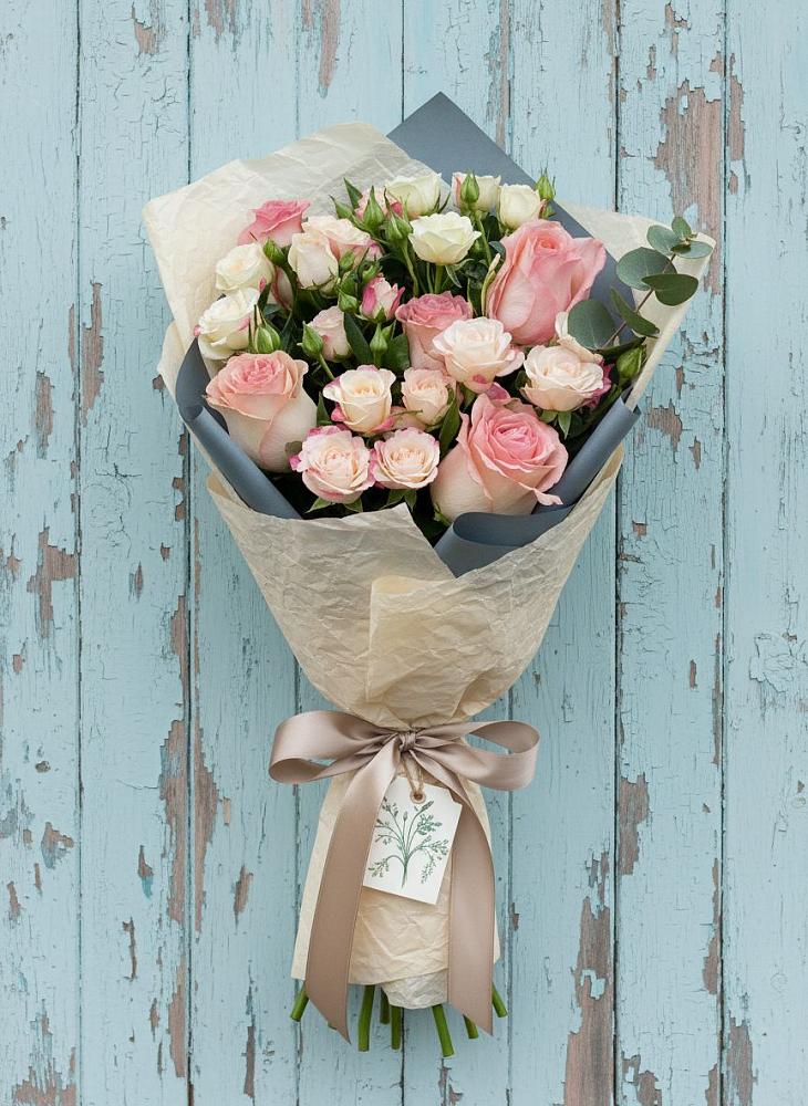 Букет цветов из: Розы в Болгатищево