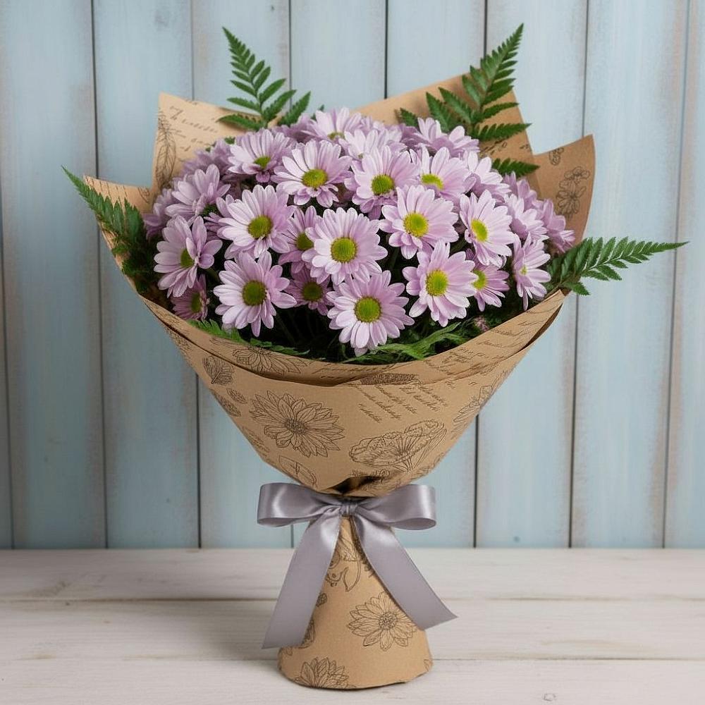 Букет цветов из: Хризантемы в Болгатищево