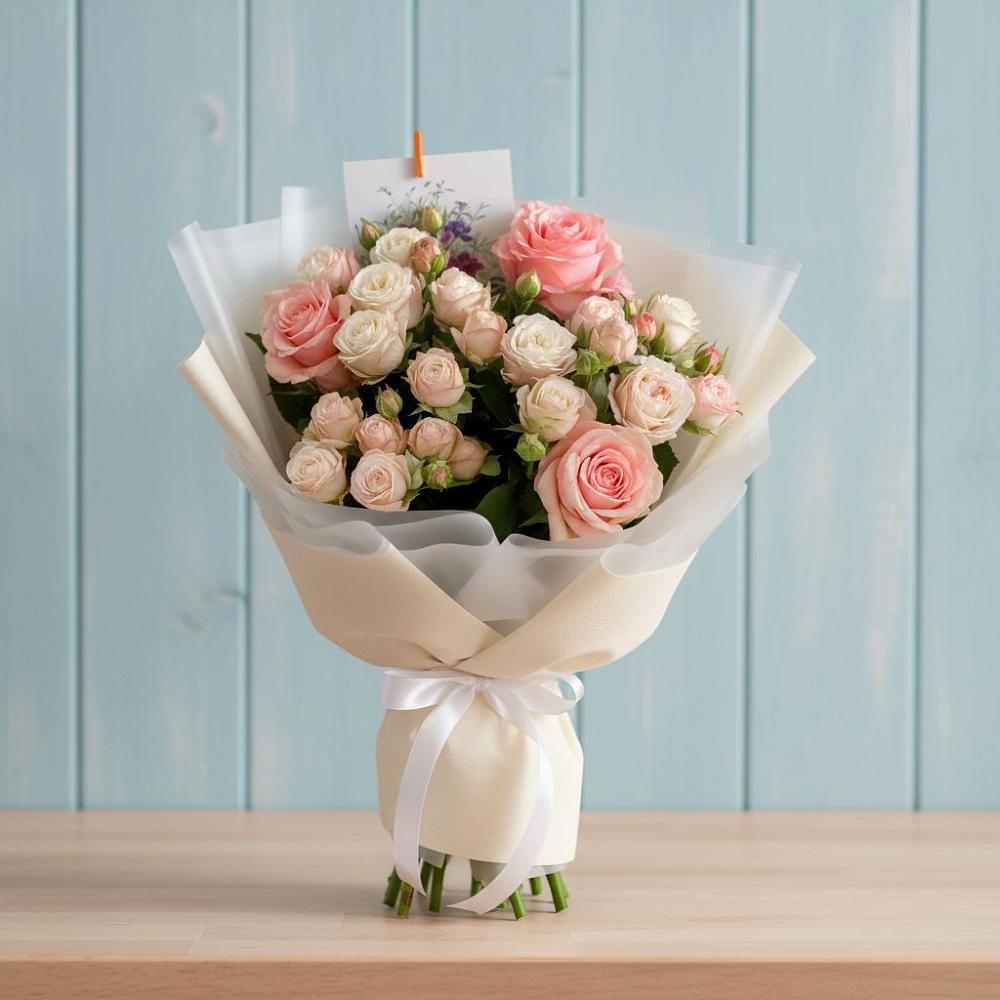 Букет цветов из: Розы в Болгатищево