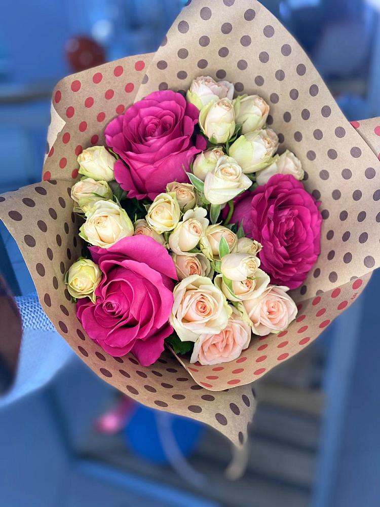 Букет цветов из: Розы в Болгатищево