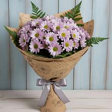 Букет цветов из:  Хризантемы #REPLACE_PRED# Болгатищево