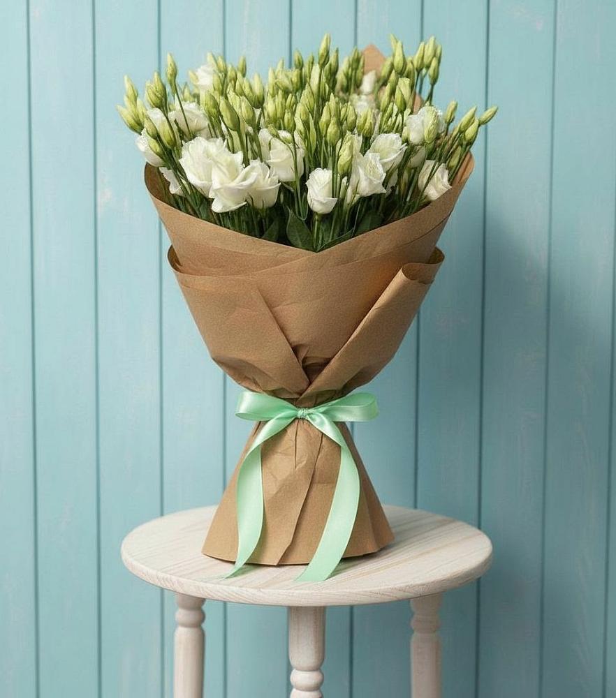 Букет цветов из: Лизиантусы в Болгатищево