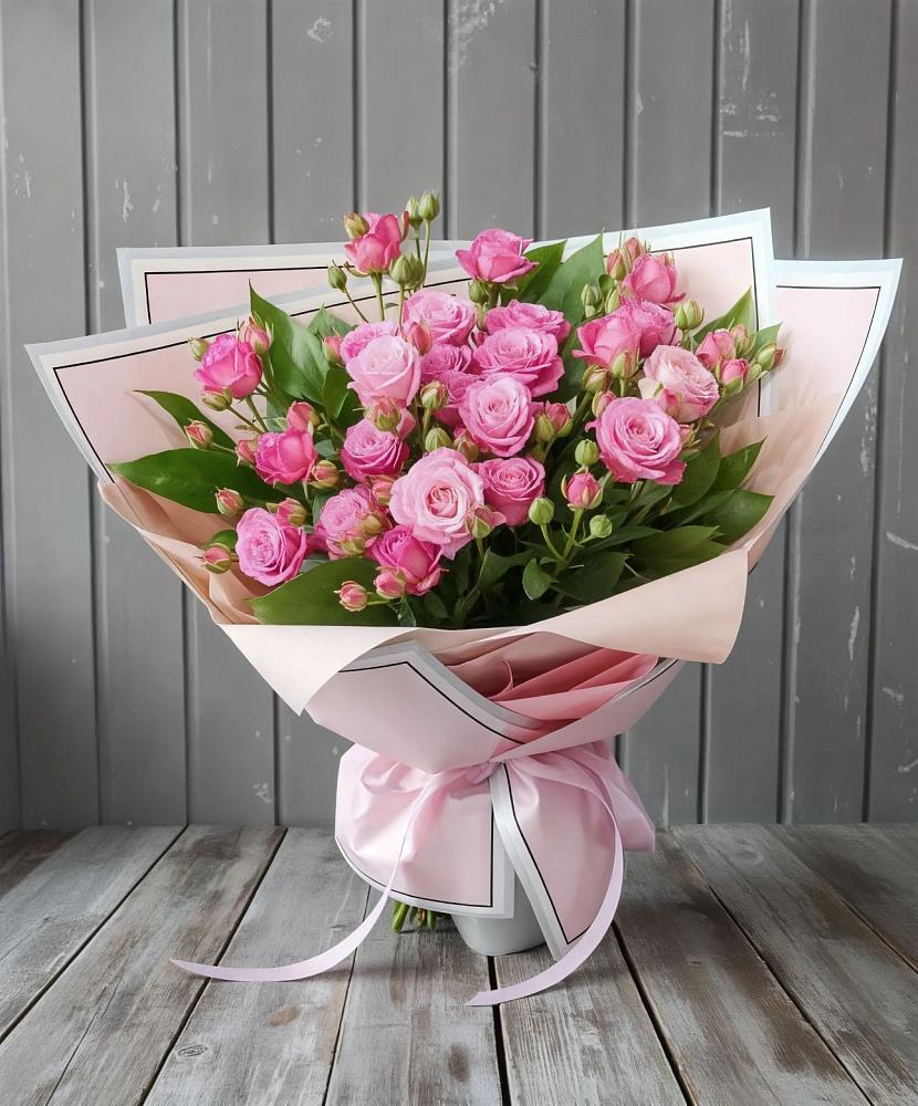 Букет Розовый кустик в Болгатищево