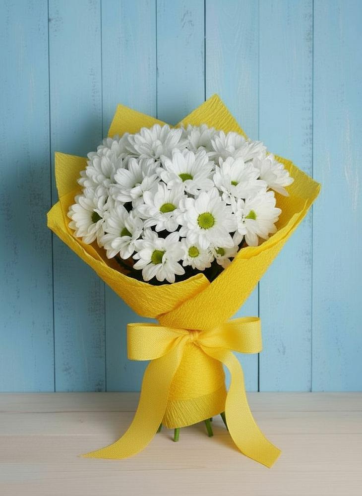 Букет цветов из: Хризантемы в Болгатищево