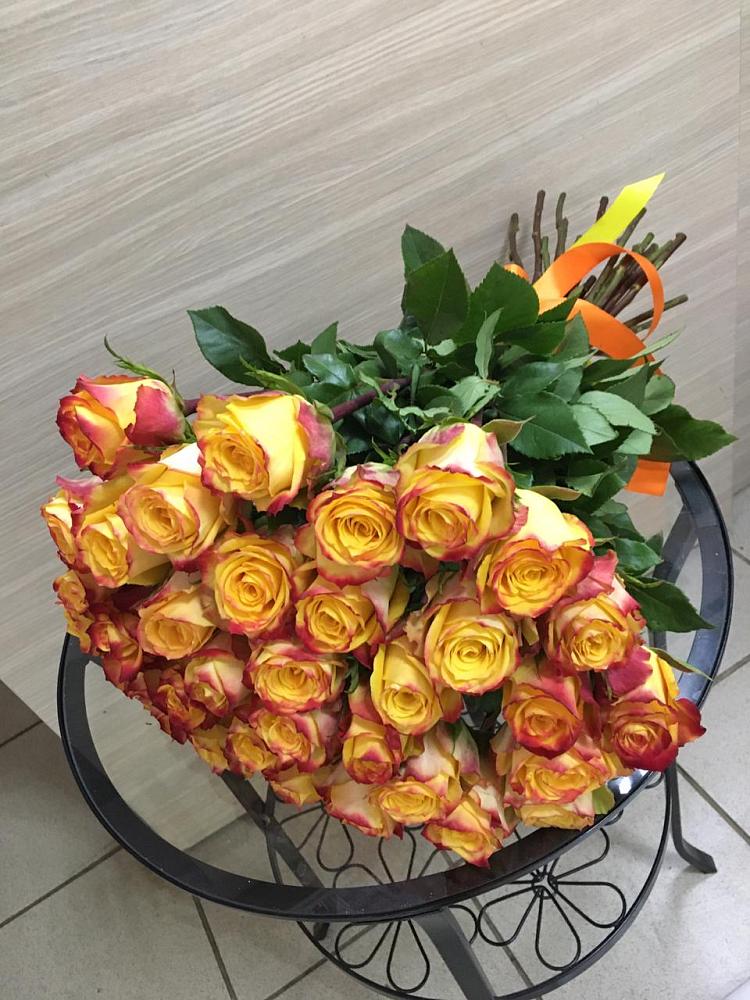 Букет Желтые розы в Болгатищево