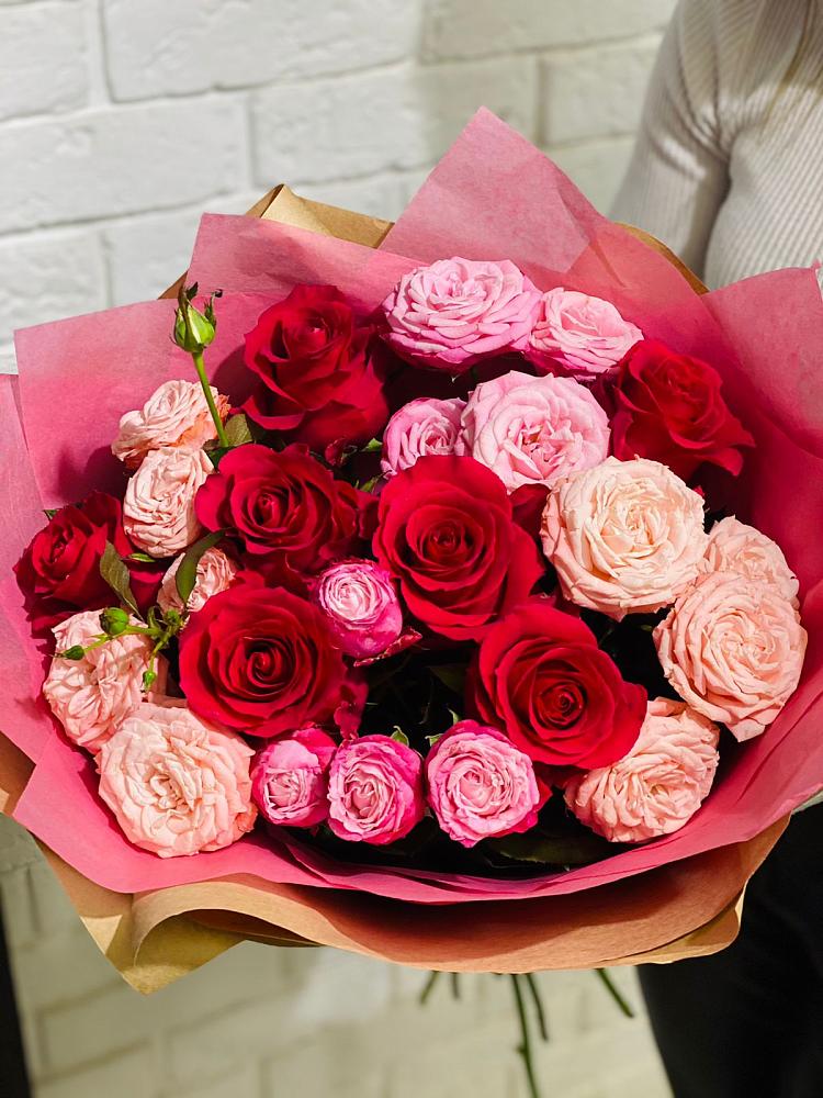 Букет цветов из: Розы в Болгатищево