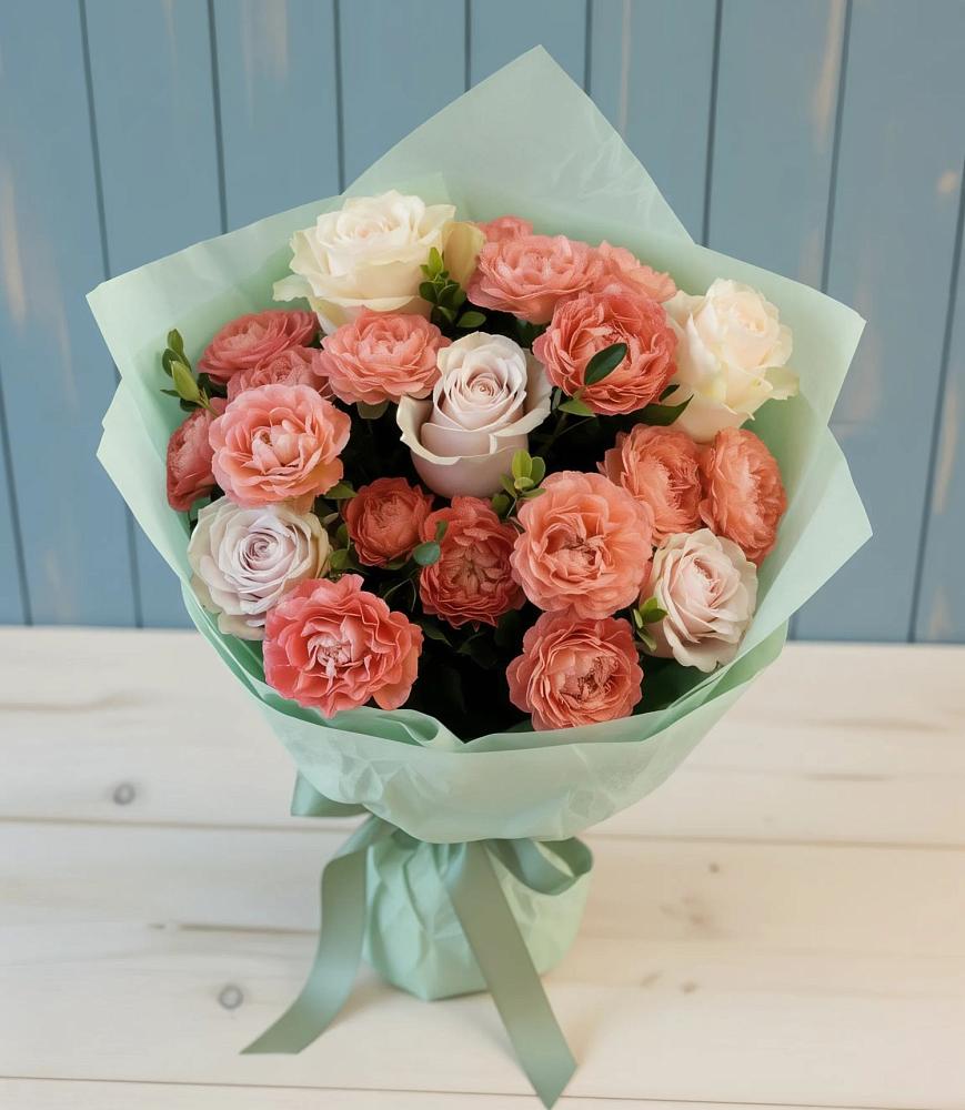 Букет цветов из: Розы в Болгатищево