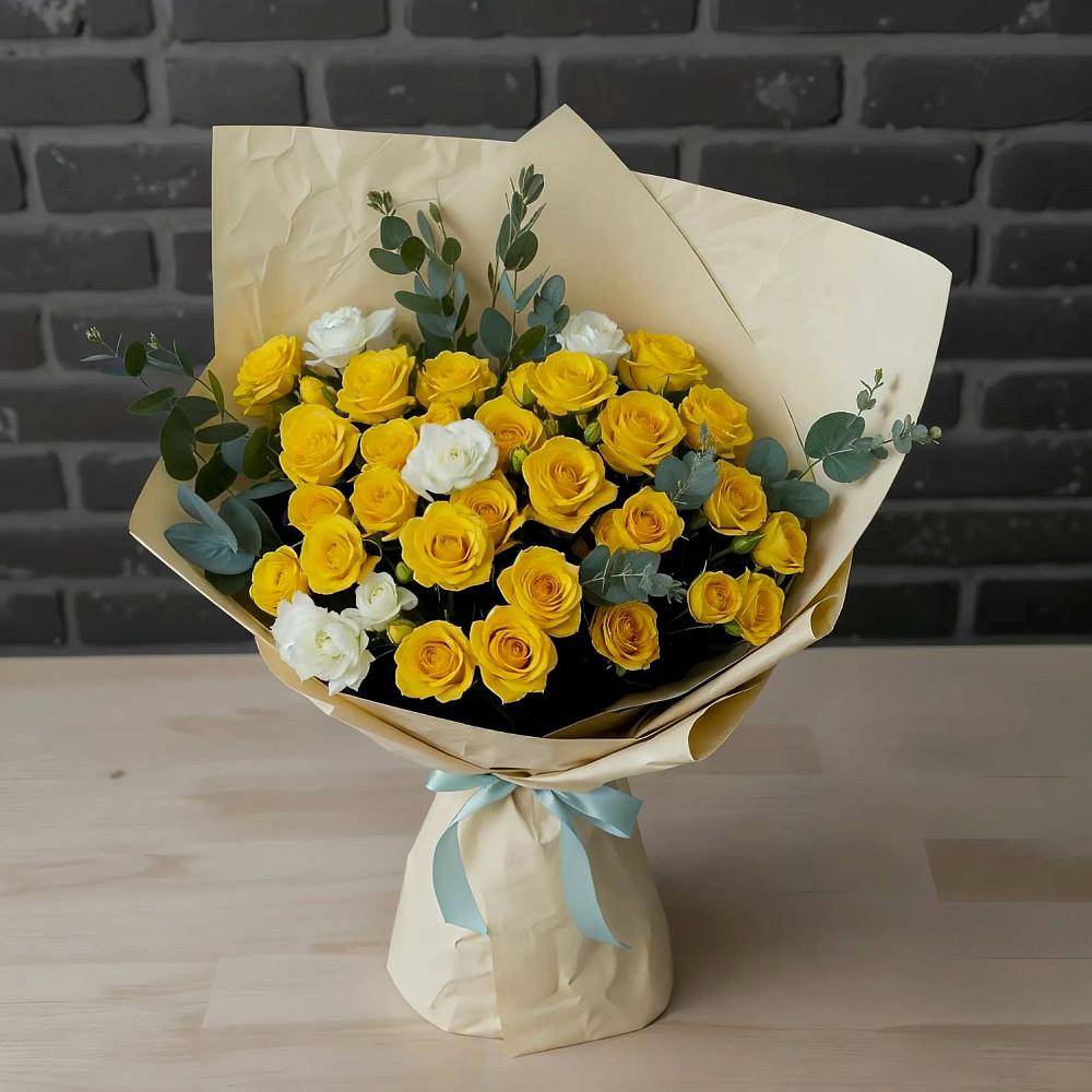 Букет цветов из: Розы в Болгатищево