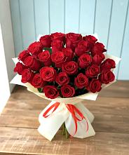 Букет 29 Красных роз в Болгатищево