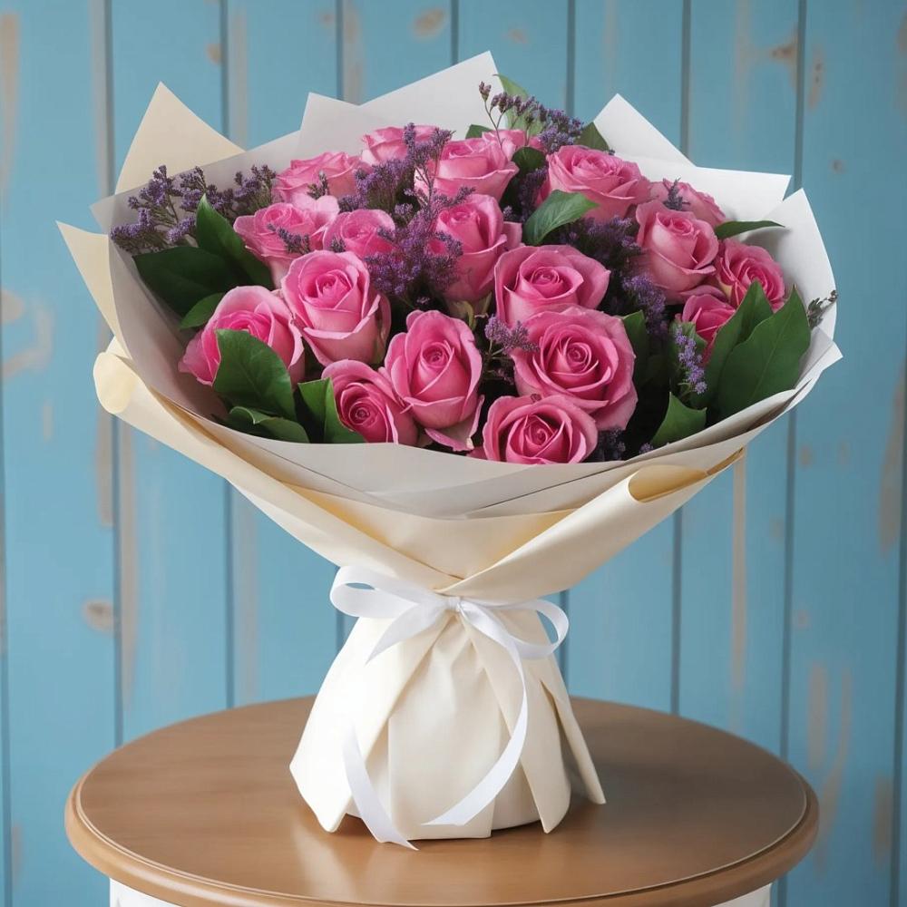 Букет цветов из: Розы в Болгатищево