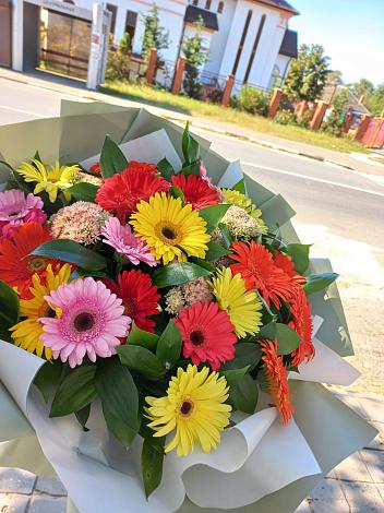Букет цветов из: Герберы в Болгатищево