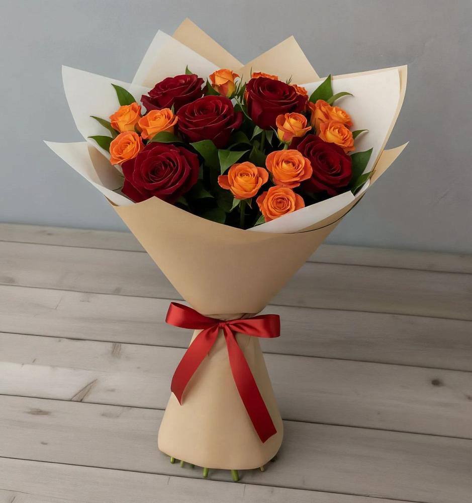 Букет Любовь и восторг в Болгатищево